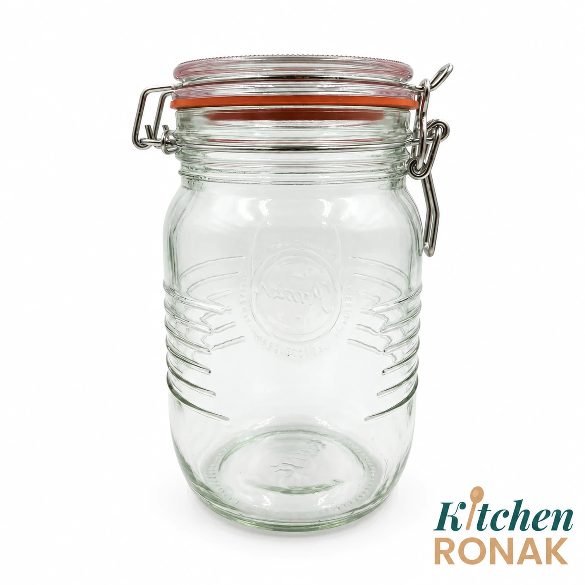 Airlock glass jar